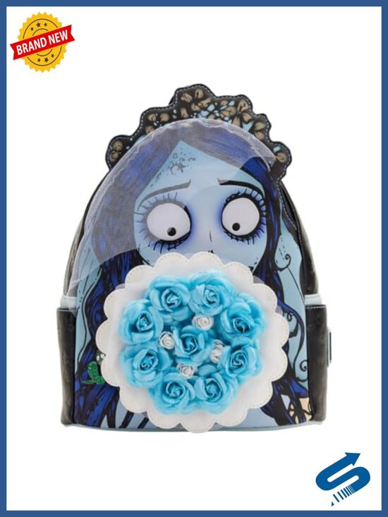 Emily Bouquet Mini Backpack Vegan Leather Faux Flowers Applique main image 5